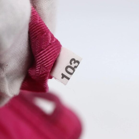 PRADA Hand Bag Nylon 2way Pink Gold Auth - Picture 14 of 15